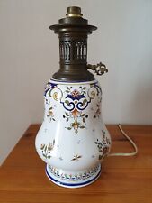 Belle lampe faience d'occasion  L'Aigle