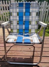 Vintage webbed aluminum for sale  Bristol