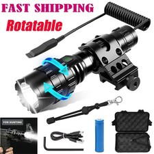 Rotatable tactical flashlight for sale  Hayward