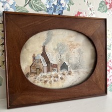 Vintage framed watercolour for sale  LEICESTER