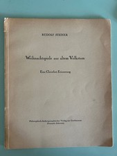 Rudolf steiner weihnachtsspiel gebraucht kaufen  Aachen
