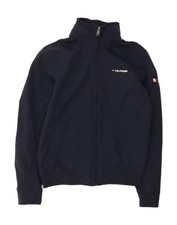 Jaqueta Bombardeiro Gráfica Masculina Tommy Hilfiger Reino Unido 34 XS Azul Marinho Nylon ZN01, usado comprar usado  Enviando para Brazil