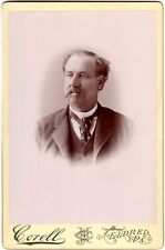 Usado, CARTÃO DE ARMÁRIO DA DÉCADA DE 1890 CORELL HOMEM BARBUDO DE TERNO ELDRED PENNSYLVANIA comprar usado  Enviando para Brazil