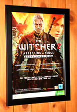 The Witcher 2 Assassins of Kings Xbox 360 raro pôster promocional pequeno página de anúncio emoldurada comprar usado  Enviando para Brazil