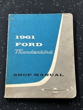 1961 Original Ford Thunderbird Shop Manual | Primeira Impressão, usado comprar usado  Enviando para Brazil