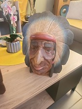 Tête indien bois d'occasion Tête indien bois d'occasion  Saint-Père-en-Retz