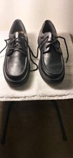 Black leather hushpuppies for sale  Cary