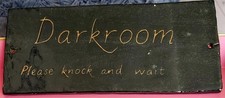 Darkroom sign. handmade for sale  LOWESTOFT