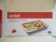 Zenker brat auflaufform gebraucht kaufen  Bielefeld