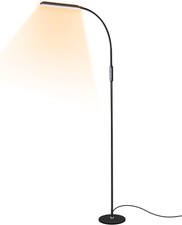 Lampa podłogowa LED HIYAA czarna do salonu i sypialni, używany na sprzedaż  PL