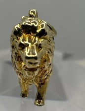 gold lion charm for sale  PORT TALBOT