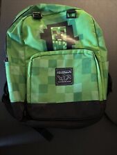 Mochila Minecraft Creeper 17" verde meninos TNT zíper médio nova sem etiquetas comprar usado  Enviando para Brazil