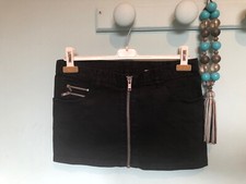 Minigonna jeans nera usato  Marzabotto