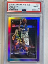 Usado, Paul Reed PSA 10 2020-21 Panini One and One /25 Purple Rookie RC #127 Estado perfeito comprar usado Usado, Paul Reed PSA 10 2020-21 Panini One and One /25 Purple Rookie RC #127 Estado perfeito comprar usado  Enviando para Brazil