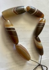 Natural agate beads for sale  LONDON