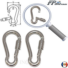 Mousqueton 6mm inox d'occasion  Nice-