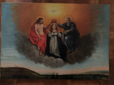 Ancienne peinture huile d'occasion  Châtillon-sur-Loire