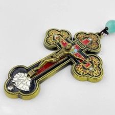 Orthodox crucifix pendant for sale  LONDON