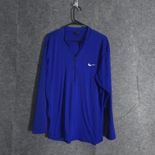 Usado, Camisa masculina vintage Nike Andre Agassi Dri Fiit azul tênis azul manga longa zíper GG comprar usado Usado, Camisa masculina vintage Nike Andre Agassi Dri Fiit azul tênis azul manga longa zíper GG comprar usado  Enviando para Brazil