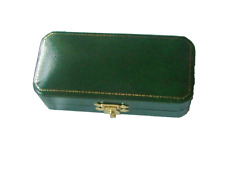 Green leather jewellery for sale  WALSALL