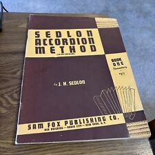 Método de Acordeão Sedlon Livro Um, Elementar 1939 Sam Fox comprar usado  Enviando para Brazil