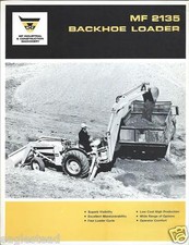 Folheto de equipamento - Massey Ferguson - MF 2135 - Retroescavadeira - c1968 (E2604), usado comprar usado Folheto de equipamento - Massey Ferguson - MF 2135 - Retroescavadeira - c1968 (E2604), usado comprar usado  Enviando para Brazil