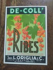 Old label currant for sale  Shipping to United Kingdom