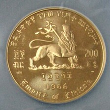 1966 gold ethiopia for sale  Fort Lauderdale