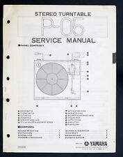 Original YAMAHA P-05 Stereo Turntable Service-Manual/Diagram/Parts List o137 comprar usado  Enviando para Brazil