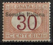 1909 colonie somalia usato  Solza