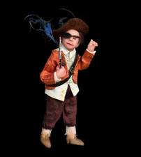Usado, Casa de bonecas miniatura personagem tapa-olho menino pirata 1:12 boneca Viena Doris Tussing comprar usado  Enviando para Brazil