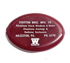 Bolsa de moedas Pocket Squeeze vintage Scatton Bros Mfg Hazleton, PA 1950s comprar usado  Enviando para Brazil