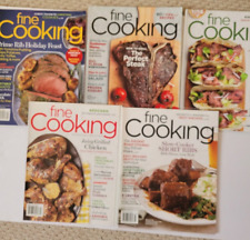 FINE COOKING (5) magazines 2017 issues 144-148 HOLIDAY-TACOS-STEAK-CHICKEN MORE comprar usado  Enviando para Brazil