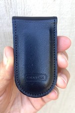 Coach black leather for sale  Soulsbyville