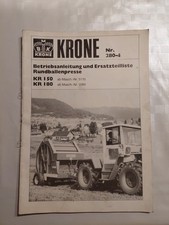 Betriebsanleitung krone ersatz gebraucht kaufen  Dornhan