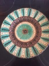 Victorian majolica plate for sale  SEVENOAKS