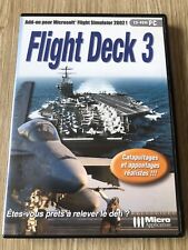 Usado, EXTENSION FLIGHT DECK 3 FLIGHT SIMULATOR 2002 PC CD ROM COMPLET VF FR comprar usado  Enviando para Brazil