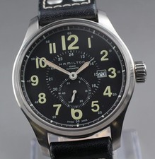 [ESTADO PERFEITO] Relógio masculino automático Hamilton H706550 cáqui oficial mostrador preto 44mm  comprar usado  Enviando para Brazil