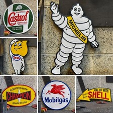 Placa de parede de ferro fundido vintage publicidade Automobilia reprodução comprar usado Placa de parede de ferro fundido vintage publicidade Automobilia reprodução comprar usado  Enviando para Brazil