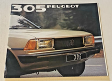 Brochure peugeot 305 d'occasion  Quarré-les-Tombes