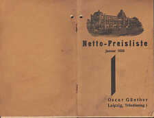Leipzig preisliste 1928 gebraucht kaufen  Leipzig