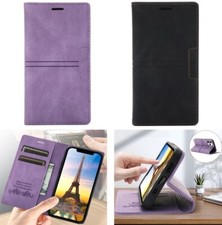 Étui portefeuille mince pour iPhone 16 15 14 13 12 Mini Pro XR Violet Lilas Noir na sprzedaż Étui portefeuille mince pour iPhone 16 15 14 13 12 Mini Pro XR Violet Lilas Noir na sprzedaż  Wysyłka do Poland