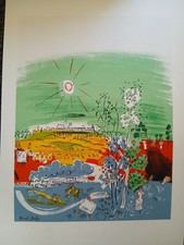 Raoul dufy. litografia usato  Italia