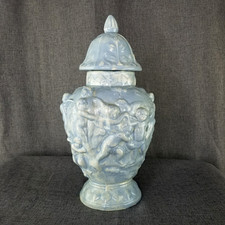 Vintage blue glazed for sale  Nashville