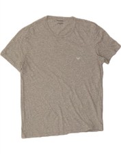 Usado, Camiseta masculina EMPORIO ARMANI grande cinza algodão BA14 comprar usado  Enviando para Brazil
