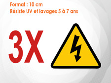 Stickers autocollant danger d'occasion  Tours-