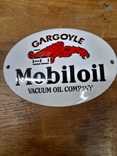 Plaque émaillée mobiloil d'occasion  Montrouge