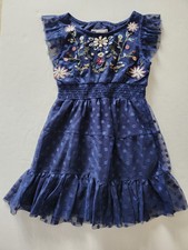 Vestido Epic Threads infantil feminino 3T azul marinho floral bordado bolinhas  comprar usado  Enviando para Brazil