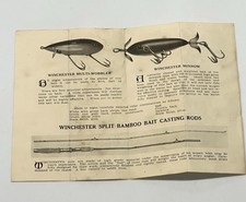 Original vintage RARO Winchester Minnow caixa de isca multi oscilante papelada VEJA!, usado comprar usado  Enviando para Brazil