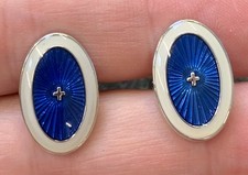 Stylish blue enamel for sale  CROWTHORNE